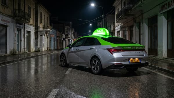Night taxi in Fier: running 24 hours, every day